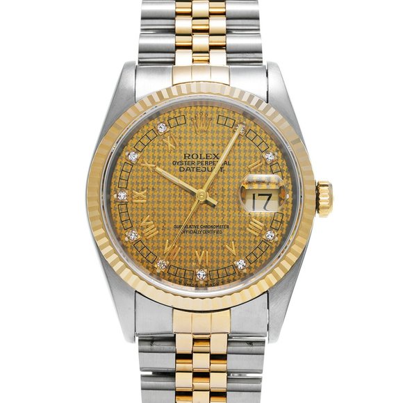 ROLEX Other - ROLEX Rolex Datejust 10P Diamond 16233G Men's Watch Automatic